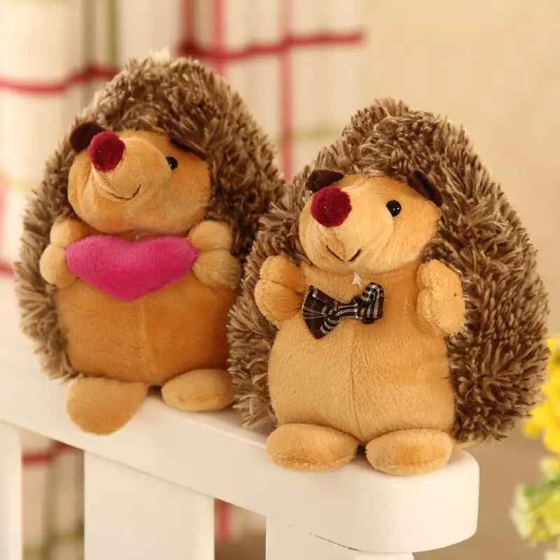 Peluche hérisson amoureux – Édition Saint Valentin