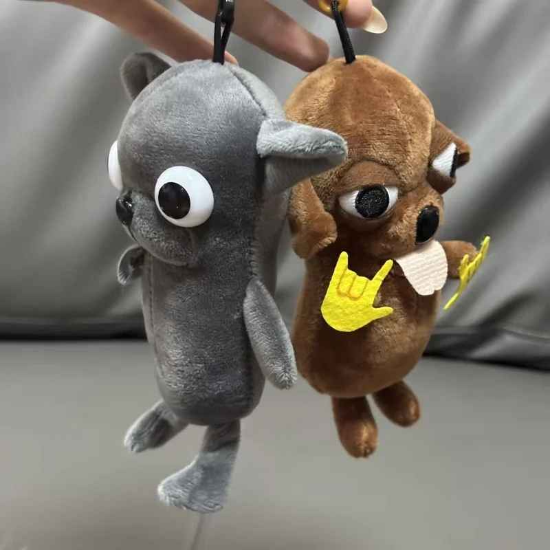 Peluche chien mignon et bizarre – Petit compagnon à emporter partout