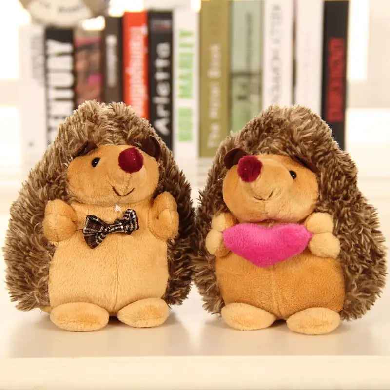 Peluche hérisson amoureux – Édition Saint Valentin