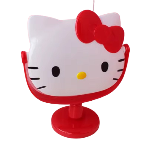 Miroir maquillage Hello Kitty – Compact et rotatif