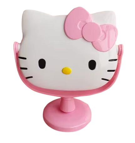 Miroir maquillage Hello Kitty – Compact et rotatif