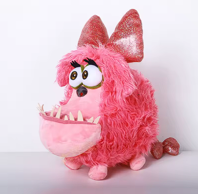 Peluche chien drôle et poilue – Cadeau décalé et mignon